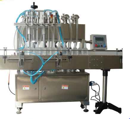 全自動直線式液體灌裝機視頻