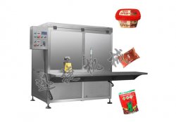 迅捷新款辣椒醬灌裝機一出手，好多機械廠家如